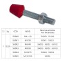 TORNILLO NEOPRENO M12X100 Piher