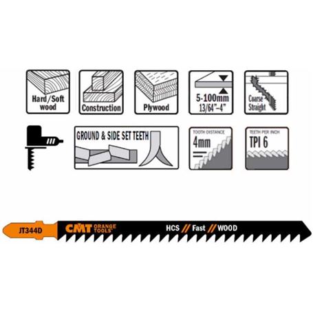 5-hojas-de-sierra-de-calar-de-HCS-para-madera-recta-y-de-bruto-132x4x6tpi-CMT-1