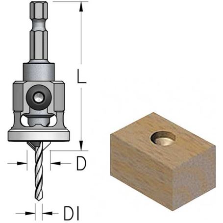 Broca-de-avellanar-de-3-0x9-5-mm-con-tope-de-profundidad-de-Nylon-WPW-1