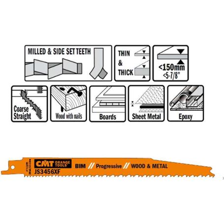 5-hojas-de-sierras-sables-en-bimetal-para-madera-metales-200x2-1-4-3x6-12tpi-CMT-1