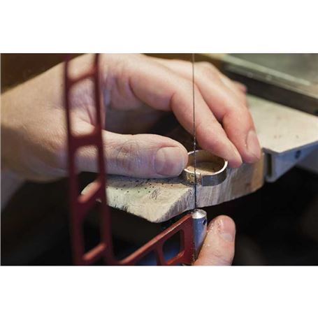 Kit de sierra de joyería, arco de sierra portátil, alambre tallado negro,  mango en forma de U, herramienta de sierra, herramienta de joyería,  joyeros