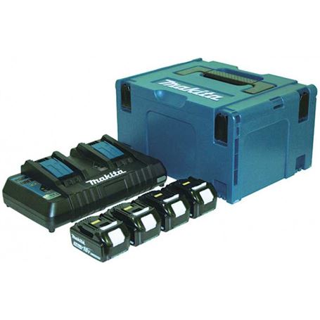Kit-de-bateria-de-5-0-Ah-BL1850Bx4-cargador-doble-DC18RD-Makita-1