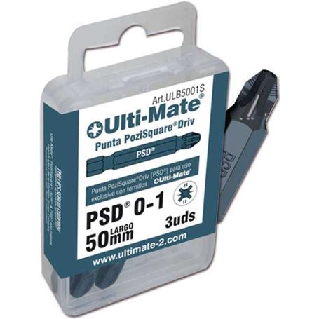 ULTI-MATE-II-ULB50MIXS-Caja-con-3-puntas-PoziSquare-Driv-PSD-de-0-1-1-2-2-2-x-50mm-1