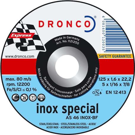 DRONCO-AS46TINOX-125-Disco-de-corte-metal-AS-46-T-INOX-Special-Express-125-x-1-6mm-1