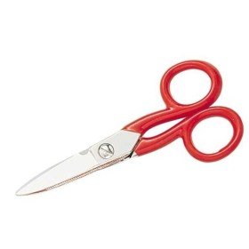 Tijera electricista corte recto mangos PVC NWS