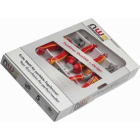 Juego de alicate universal 180 corte diagonal de 160 y boca semiredonda recta 205 Serie 49 VDE NWS