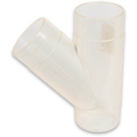 Unión 45° para kit de extracción de polvo de 63 mm, conexión de aspiración Axminster Workshop