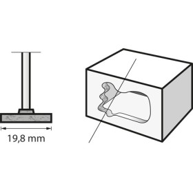 Punta de amolar de carburo de silicio 198 mm - DRM2615542232 - Dremel