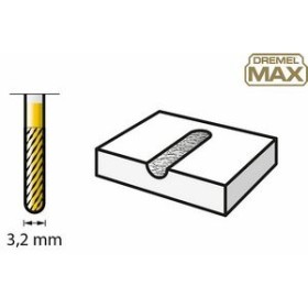 Broca de tallado de carburo de tungsteno DREMEL® MAX - DRM26159903DM