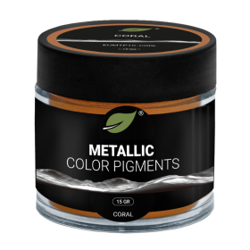 Pigmento metálico color Rojo Coral 15 g ECOPOXY BIO
