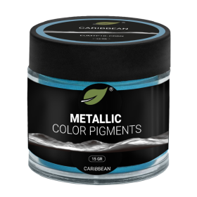 Pigmento metálico color Azul Caribe 15 g ECOPOXY BIO