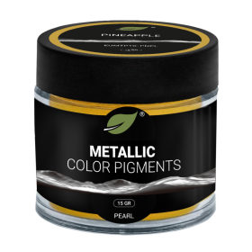 Pigmento metálico color Amarillo Piña 15 g ECOPOXY BIO