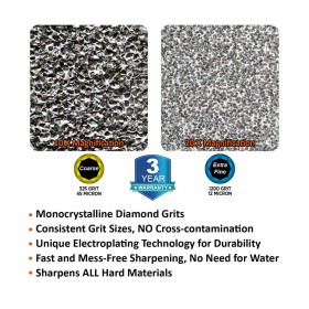 Afilador de diamante de doble grano
Grueso / Extra Fino - 121N SHARPAL