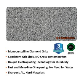 Afilador 3 en 1 de chaira cónica y redonda de diamante 3 en 1 - 178N SHARPAL