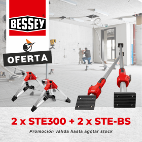 Promoción pack 2 x STE300 + 2 x STE-BS Bessey