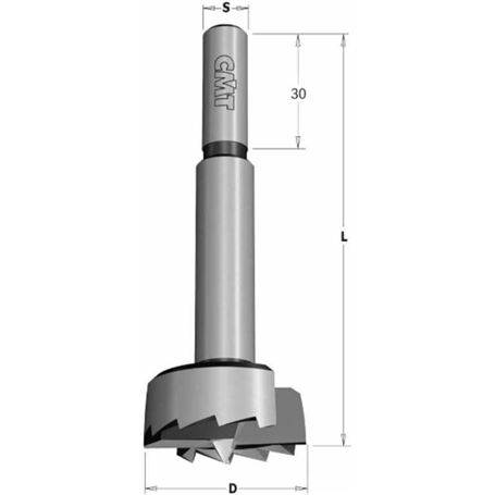 Broca-tipo-Forstner-KSS-D-5-8-S-3-8-DX-CMT-1