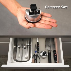 Afilador de cuchillos y tijeras con copa de succión - 191H SHARPAL