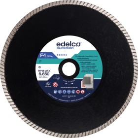 Disco de diamante para gres F4 Cera Superior 300x30 Edelco