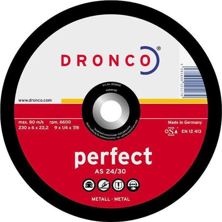 DRONCO-A24-30P-125-Disco-de-desbaste-A-24-A-30-P-Perfect-metal-125-x-6mm-1