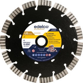 Disco de diamante universal de obra U5 Speed EvoMaxx 300x20 Edelco