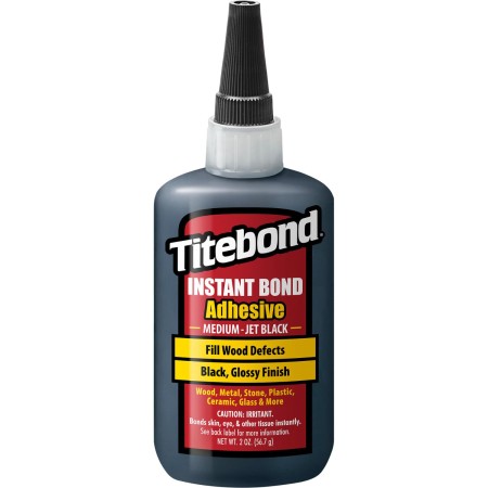 Cianocrilato Instant bond NEGRO MEDIUM 59 ml Titebond