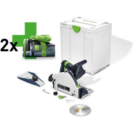 Sierra de incisión a batería TSC 55 KEB-Basic-5.0 - 577025 - Festool