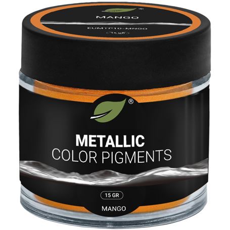 Pigmento metálico color Naranja Mango 15 g ECOPOXY BIO