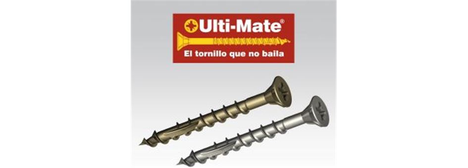 Tornillo De Alto Rendimiento Ulti-mate Ii Para Madera Zincado